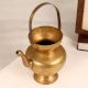 Handcrafted Vintage Brass Kamandal Pot with Spout for Decor