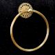 Golden Premium Handcrafted Brass Towel Ring for Bathroom