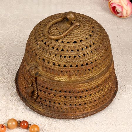 Premium Handcrafted Brass Jewelry Box for Vintage Collection