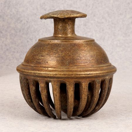 Vintage Brown Bell Metal Elephant Bell for Home Decor