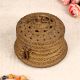 Round Finest Brass Jewelry Box for Home and Office Decor