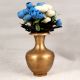 Handmade Himalayan Art Brass Flower Pot for Decoration