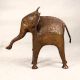 Handcrafted Tribal Art Elephant Statue Made of Brass