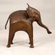 Handcrafted Tribal Art Elephant Statue Made of Brass