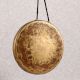 Vintage Handmade Bell Metal Gong in Tibetan Art