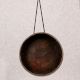 Vintage Brown Tibetan Art Gong Made of Bell Metal