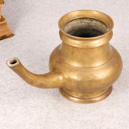 Vintage Brown Finish Sagar Water Pot Made of Brass