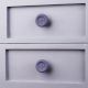 Purple Ceramic Button Knob