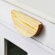 Decorative Handmade Natural Wooden Door Handles Pack of 2