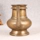Brown Handmade Water Pot with Spout Made of Brass