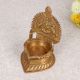 Beautiful Handmade Brass Gajalaxmi Oil Lamp for Prayer