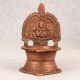 Indian Finest Brass Gajlaxmi Oil Lamp for Home Decor