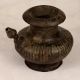 Dark Finish Vintage Brass Holy Water Pot with Spout