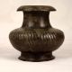 Dark Finish Vintage Brass Holy Water Pot with Spout