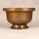 Vintage Handmade Brass Flower Pot in South Indian Art
