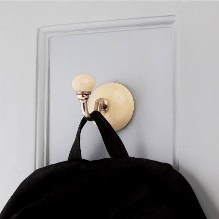 Solid Cream Wall Hook