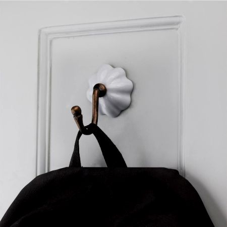 White Melon Ceramic Wall Hook