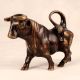 English Art Handmade Brass Statue of Fighting Bull for Decor