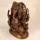 Handcrafted Brass Five Head Lord Ganesha Statue for Prayer Room