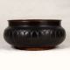 Elegant Dark Brown Handmade Pot Made of Copper