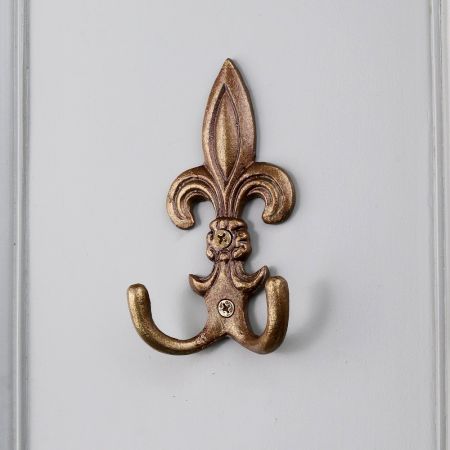 Fleur De Lis Iron Hooks
