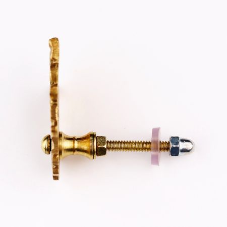 Golden Brass Italian Kitchen Cabinet Knobs