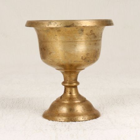 Indian Traditional Brass Kumkum Cup for Home Decoration