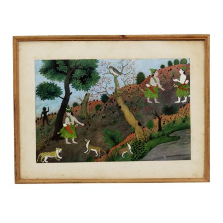 Pahadi Kangra School Art Paper Print for Home Decoration
