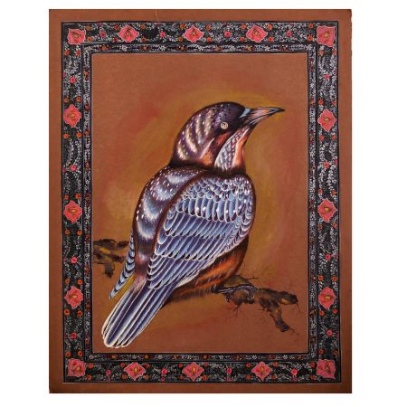 Used Colourful Paper Painting of Bird for Home Decoration