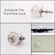 Clear Bubble Glass Cabinet Knobs