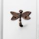 Antique Iron Dragonfly Key Wall Hooks
