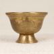 Vintage Finest Brass Kumkum Tilak Bowl for Prayer Room