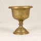 Vintage Handmade Brass Kumkum Tilak Cup for Decor