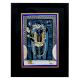 Vintage Paper Painting of Lord Krishna for Prayer Room