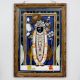 Vintage Lord Krishna Paper Painting from Rajasthan for Hanging
