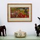 Vintage Ramayana Paper Print in Frame for Decoration