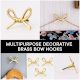 Decorative Gold Bow Hooks Wall Mounted Coat Hook