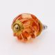 Amber Interior Cut Glass Cabinet Knob