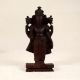 Dark Brown Wooden Lord Vishnu Dashavatara Statue in Set of 10