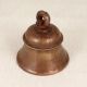 Elegant Brown Bell Metal Hanging Temple Bell for Prayer Room