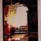 Vintage Water Colour Painting of Monument for Decoration