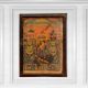 Vintage Paper Print of Shree Jagannath in Metal Frame for Hanging