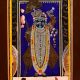Vintage Used Lord Krishna Paper Painting for Home Decoration