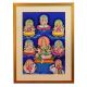 Vintage Paper Print of Goddess Laxmi in 8 Poses for Prayer Room