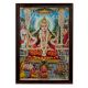Vintage Santoshi Mata Print in Frame for Prayer Room