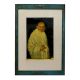 Paper Print of Mahatma Gandhi in Wooden Frame for Decor