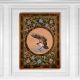 Used Paper Painting of Eagle for Home Decoration