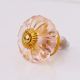 Peach Pink Melon Glass Knob (1)