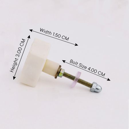 White and Golden Dragonfly Stone Dresser Knobs