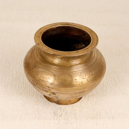 South Indian Adorable Brass Holy Water Pot for Prayer Room